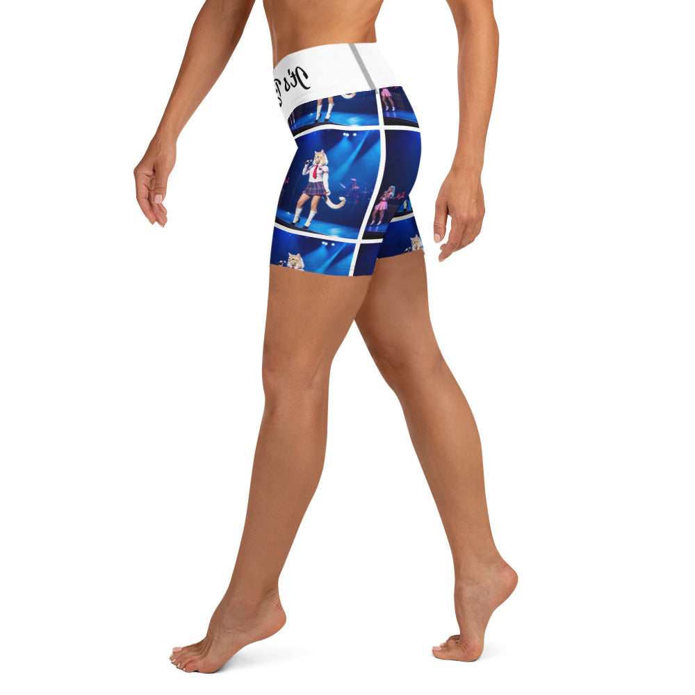Britney Britcat Yoga Shorts