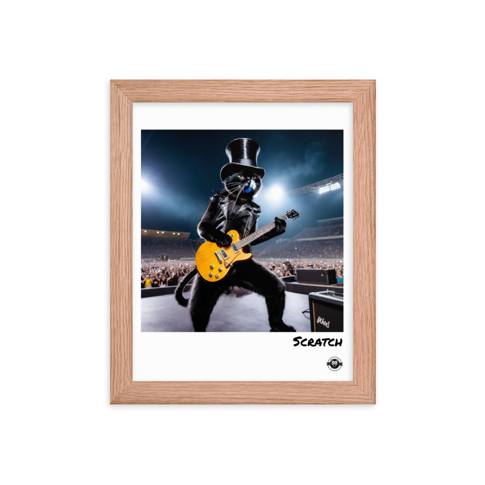 Scratch Framed poster