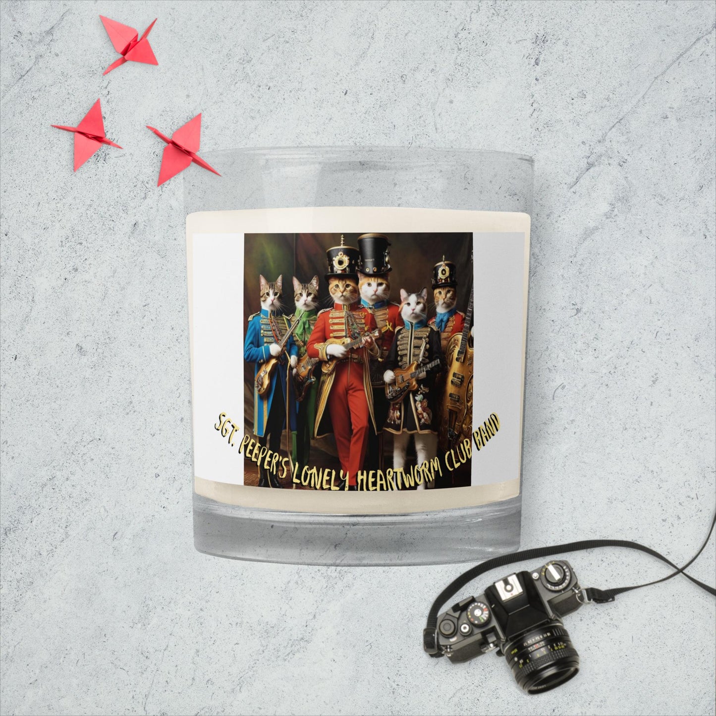 Sgt Peeper's Glass jar soy wax candle