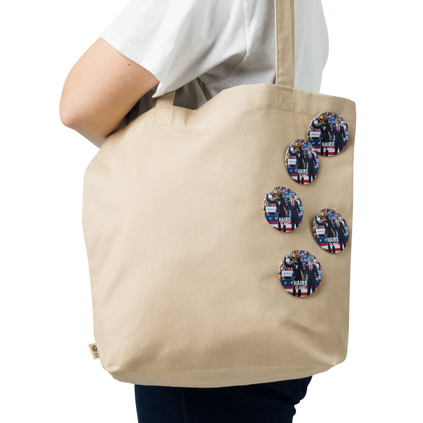 HAIRS CLAWZ Campaign Buttons