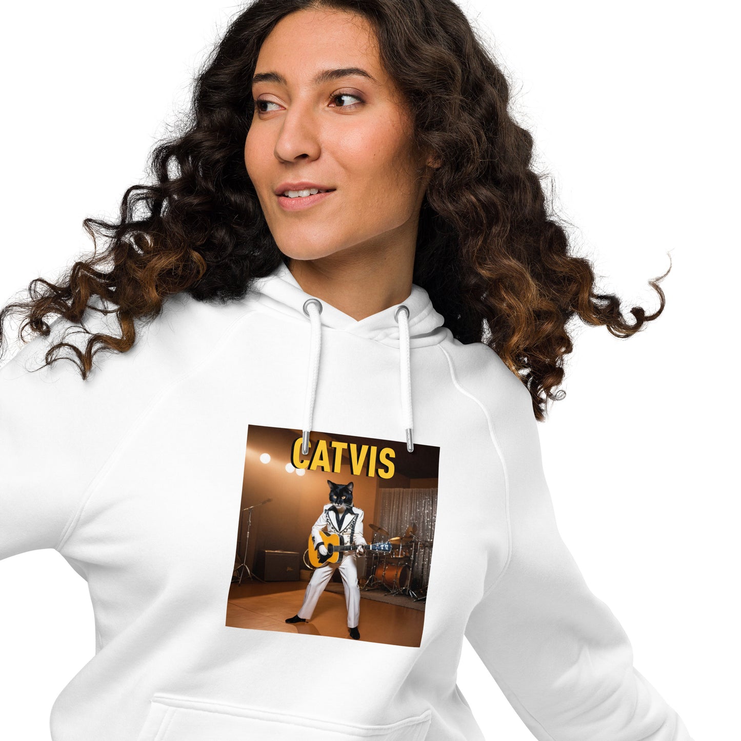 CATVIS Unisex eco raglan hoodie