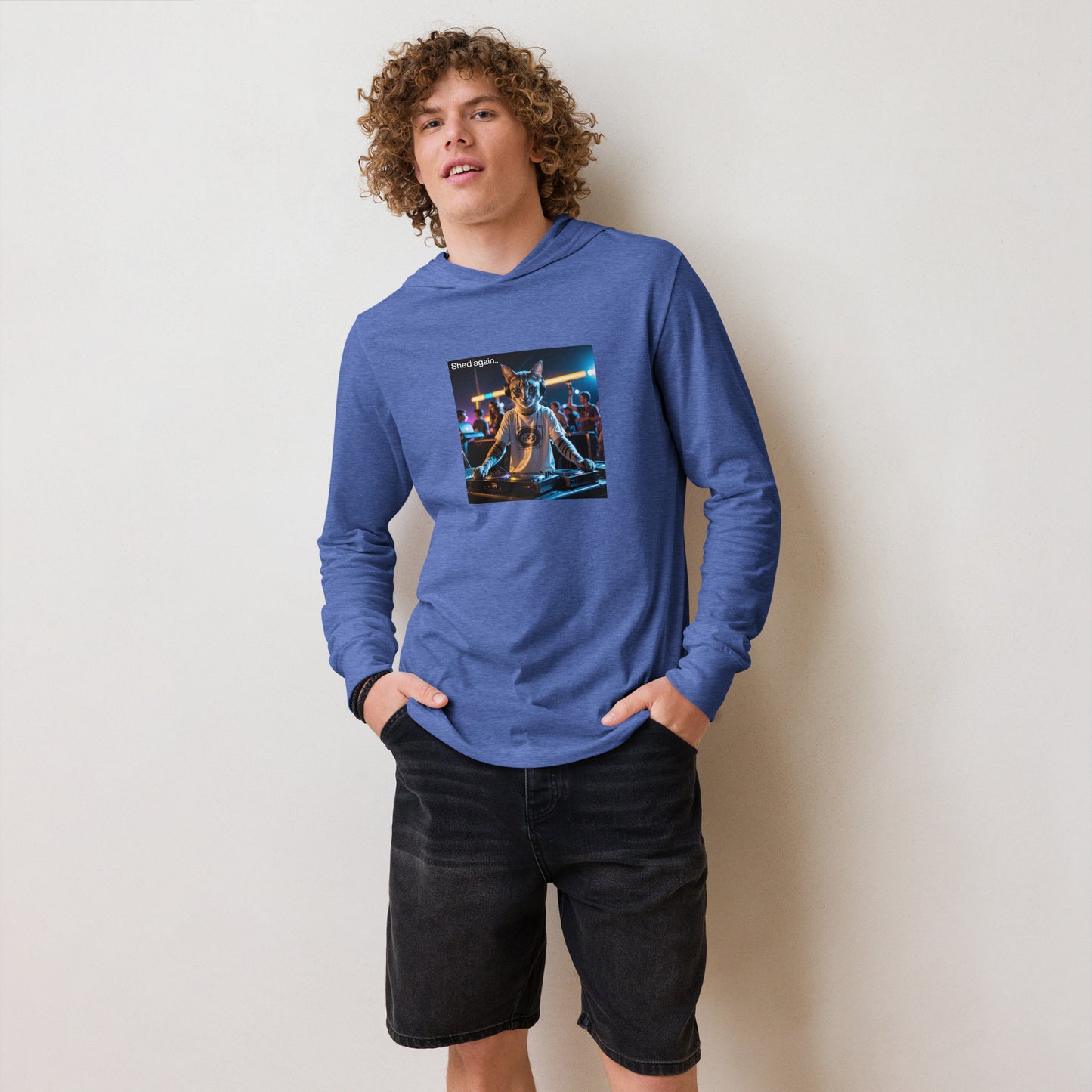 Shed again.. Hooded long-sleeve tee