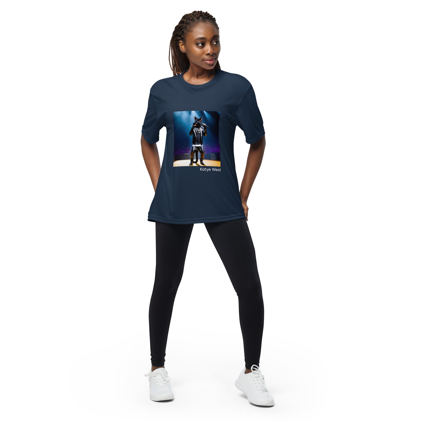 Katye West Unisex performance crew neck t-shirt
