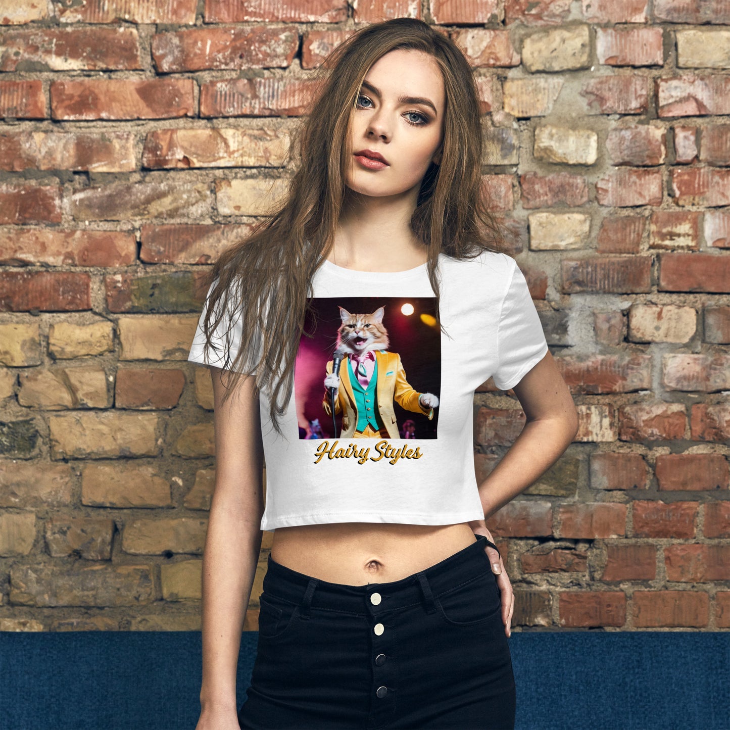 Hairy Styles Women’s Crop Tee