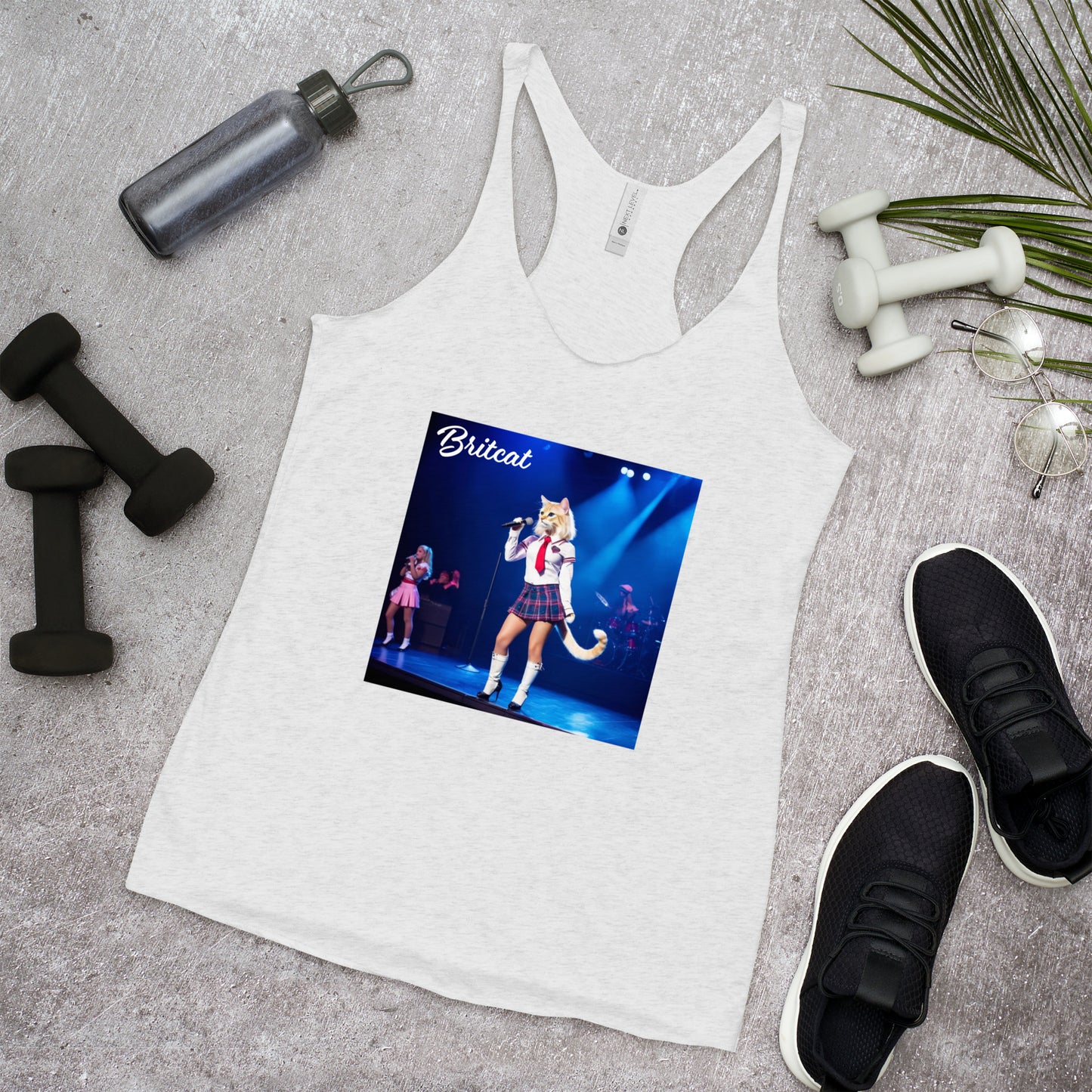 Britney Britcat Women's Racerback Tank
