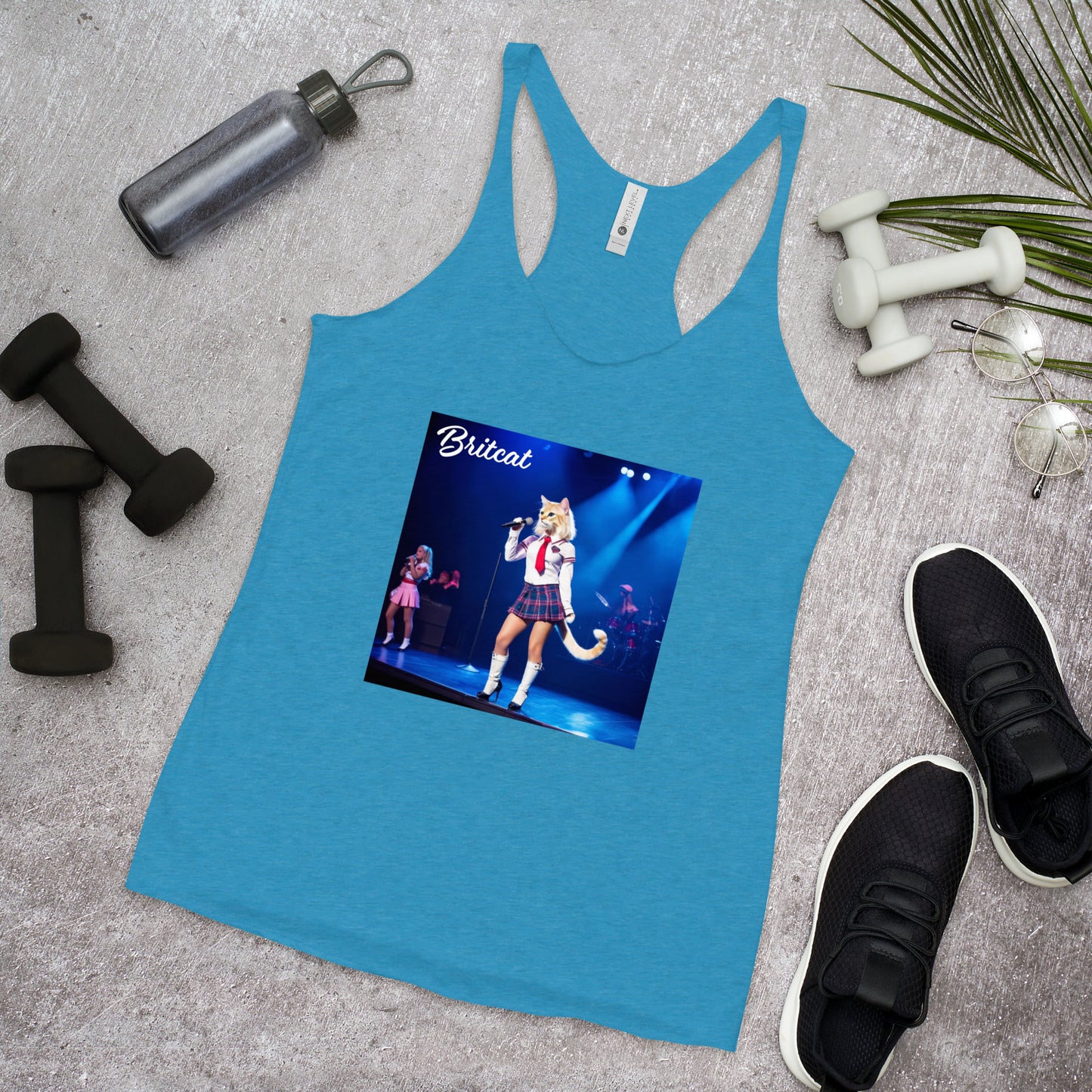 Britney Britcat Women's Racerback Tank