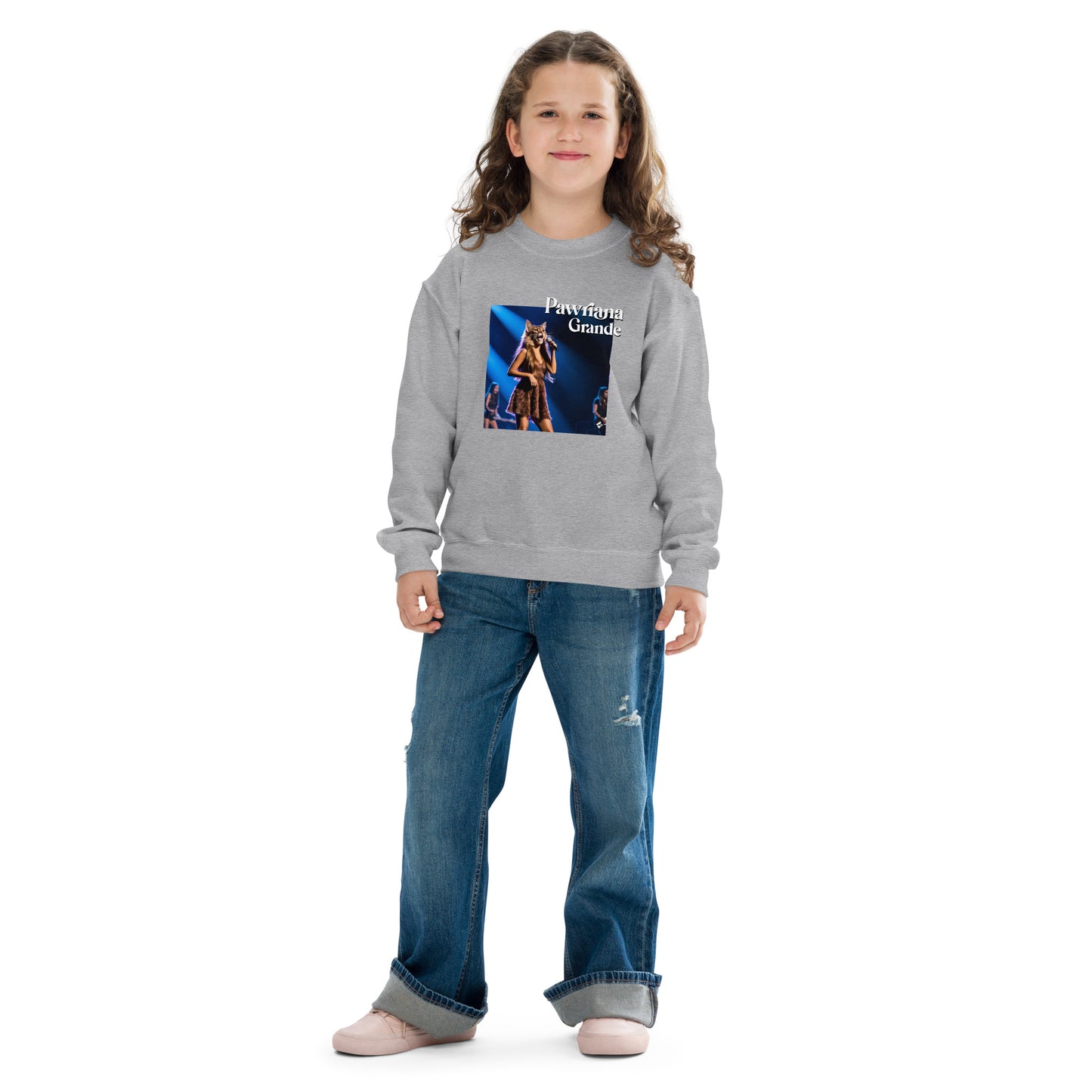 Pawriana Grande Youth crewneck sweatshirt
