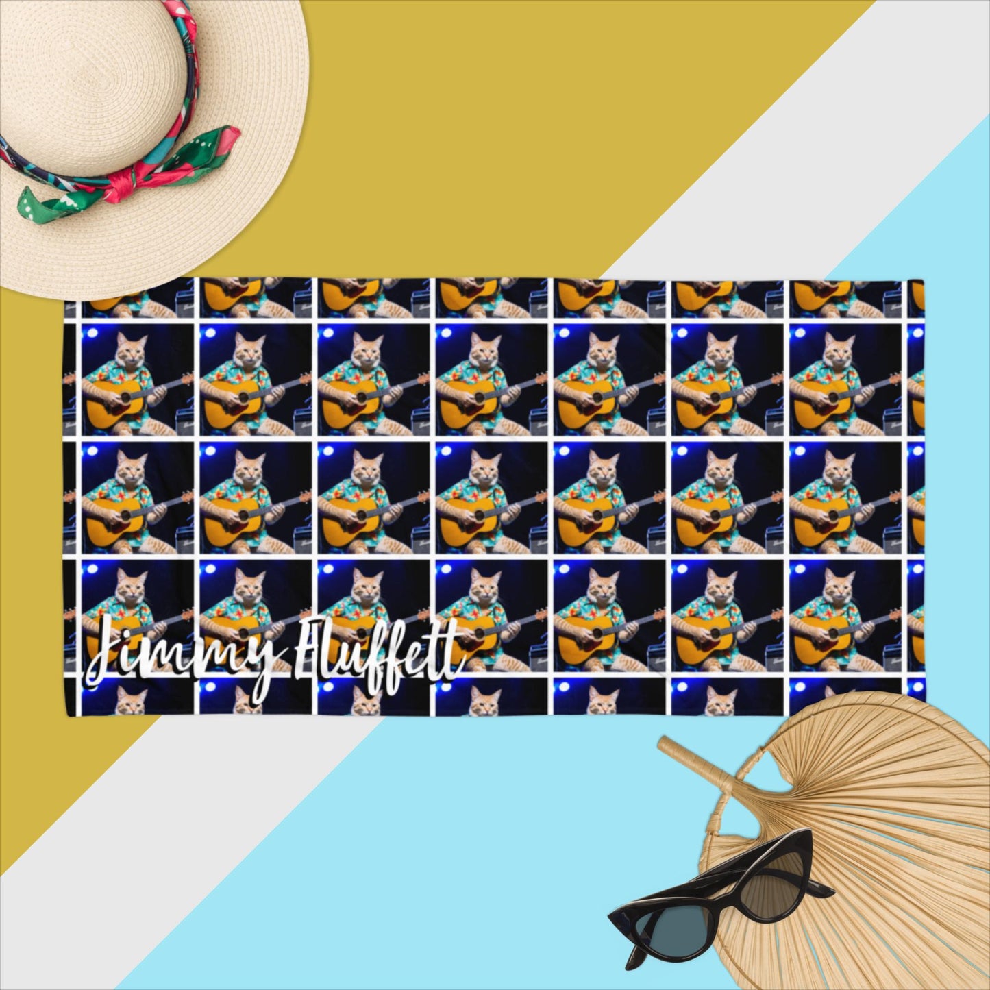 Jimmy Fluffett Beach Towel