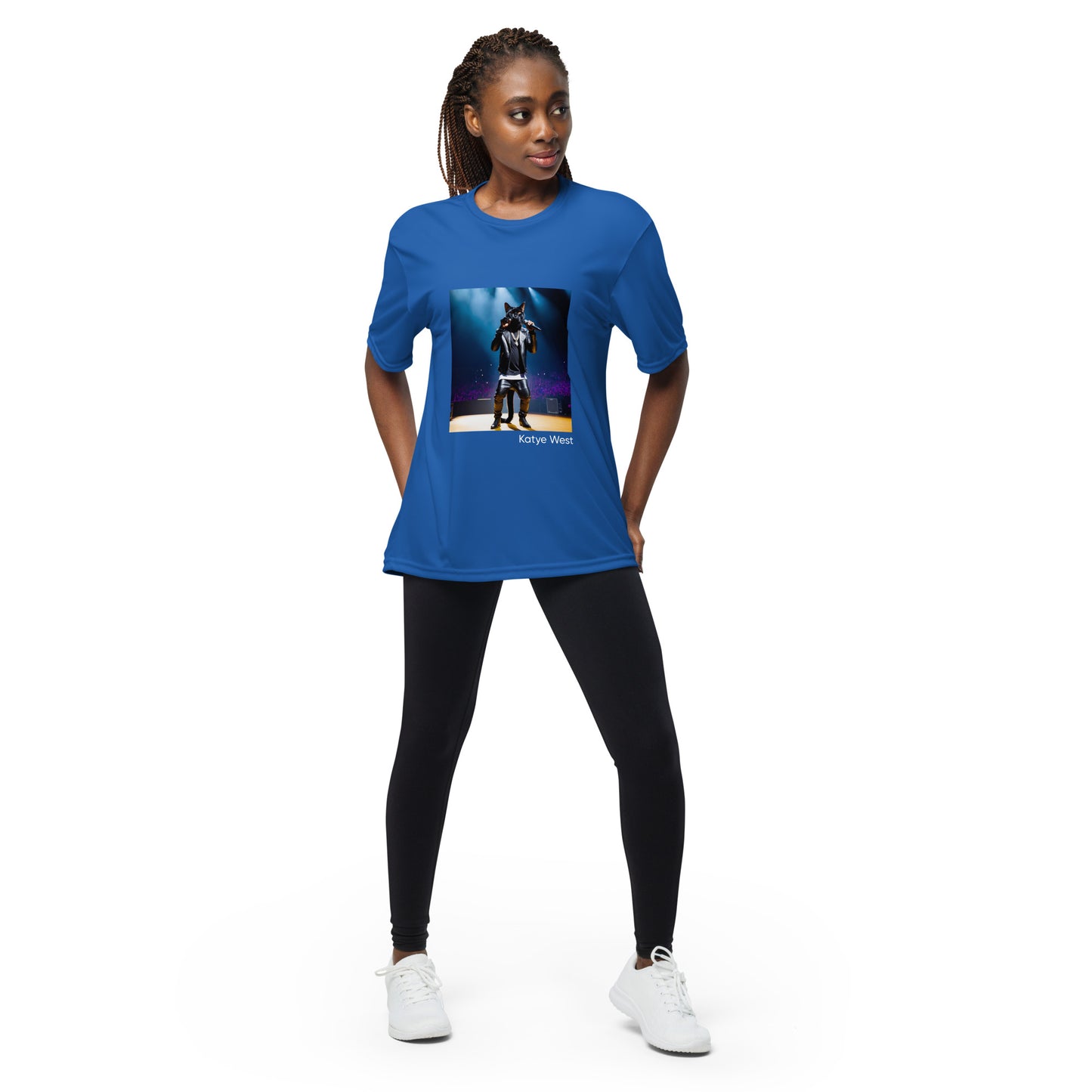 Katye West Unisex performance crew neck t-shirt
