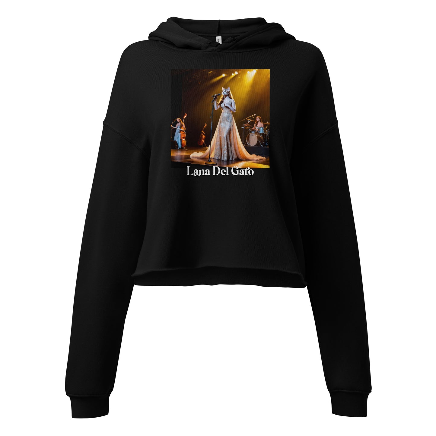 Lana Del Gato Crop Hoodie