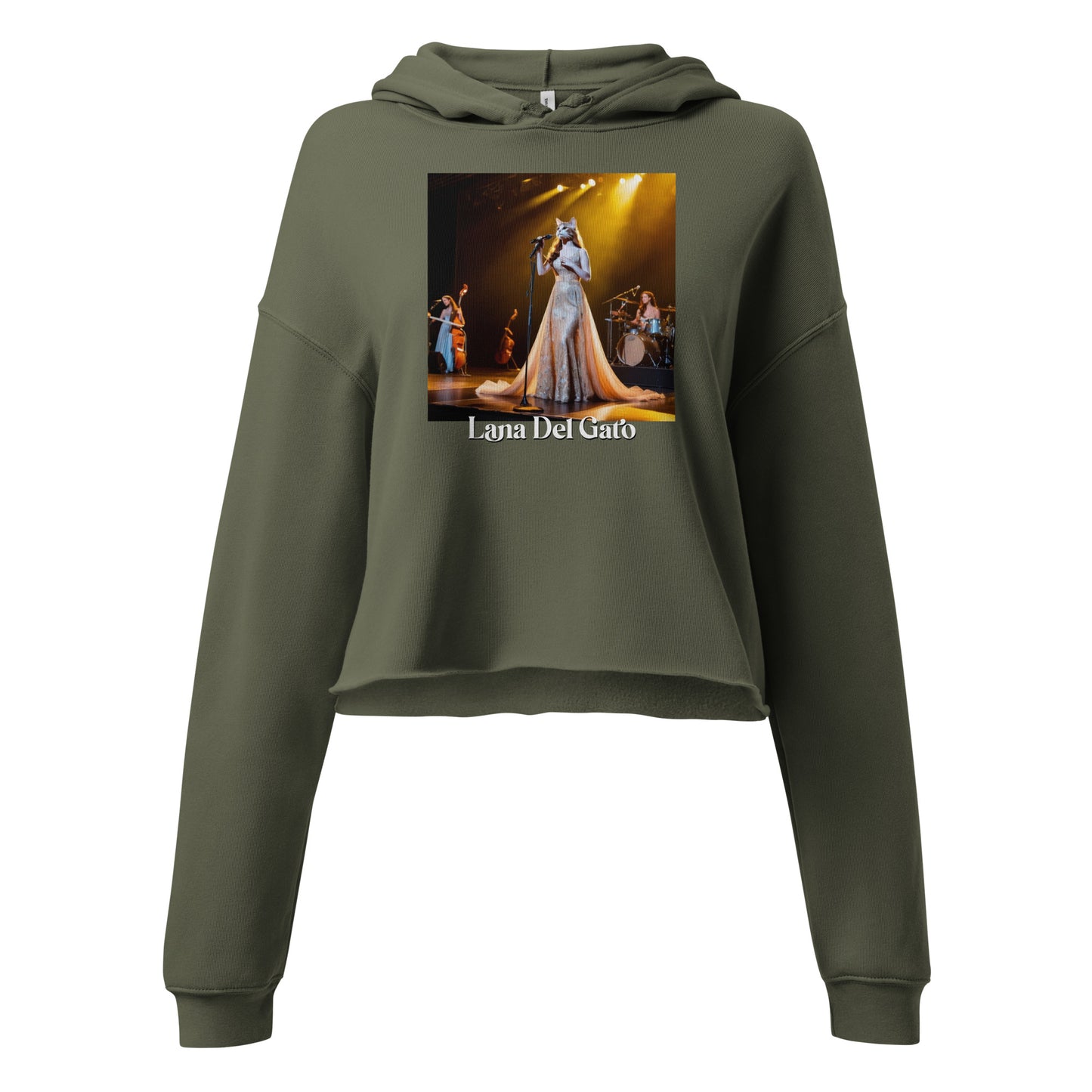 Lana Del Gato Crop Hoodie