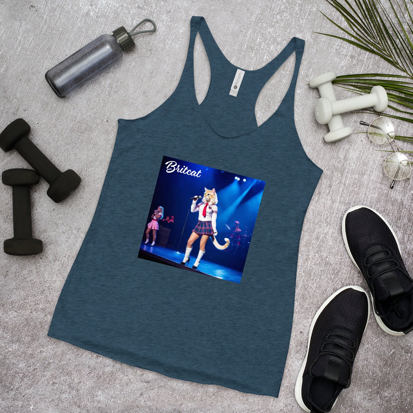 Britney Britcat Women's Racerback Tank