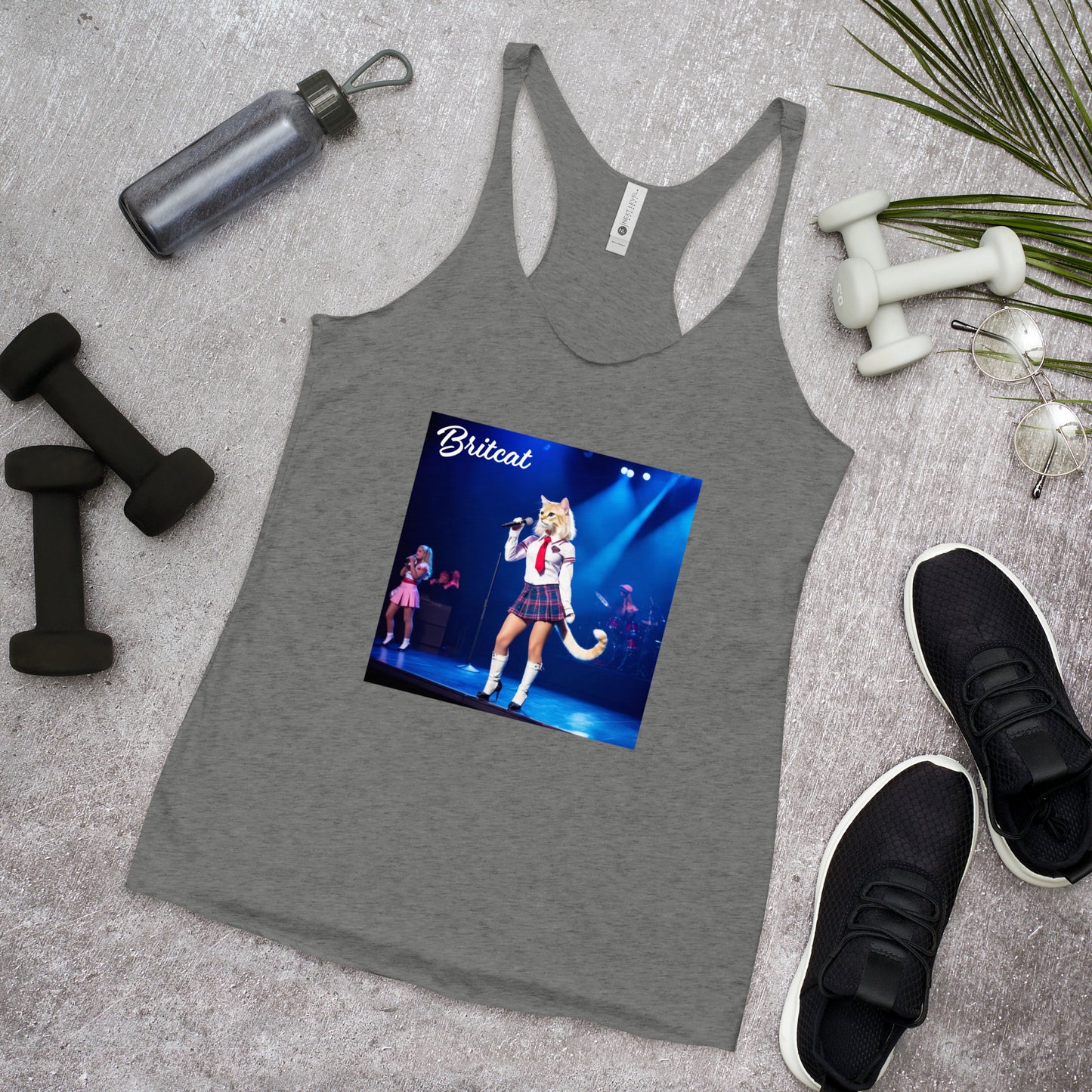 Britney Britcat Women's Racerback Tank