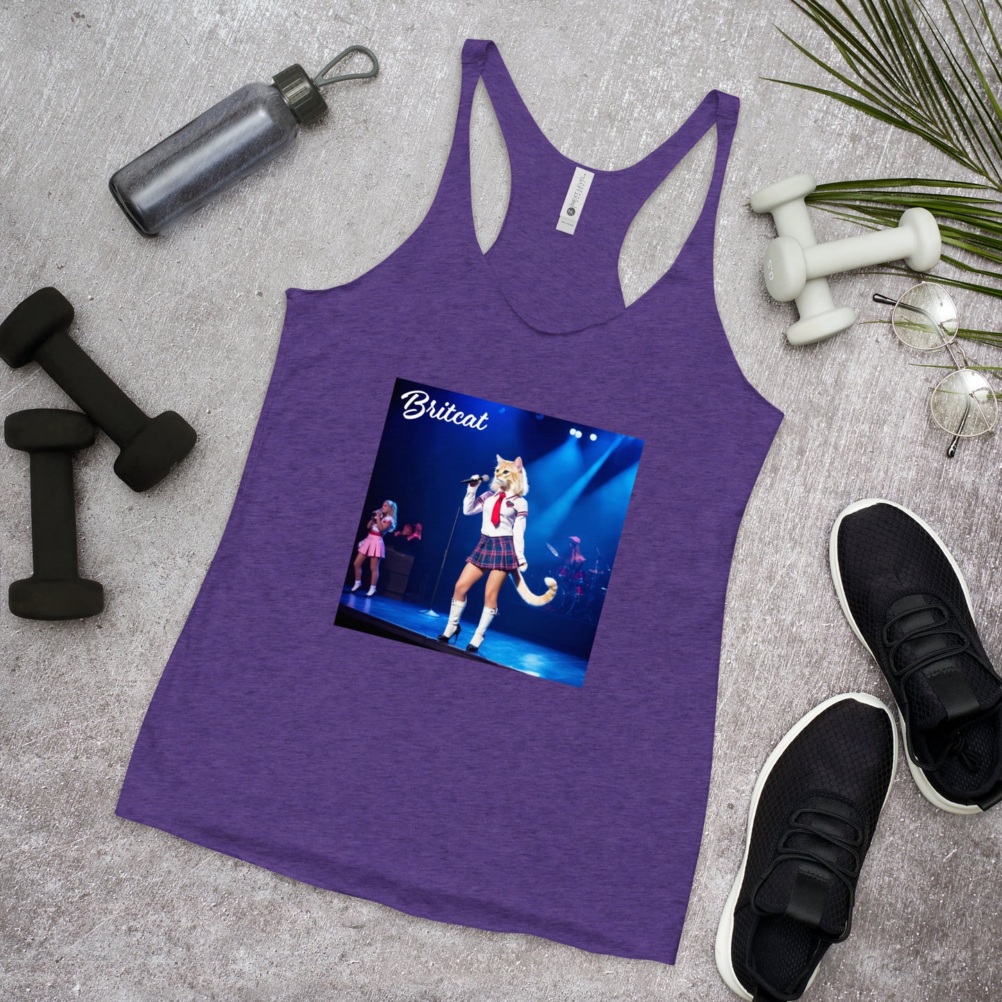 Britney Britcat Women's Racerback Tank