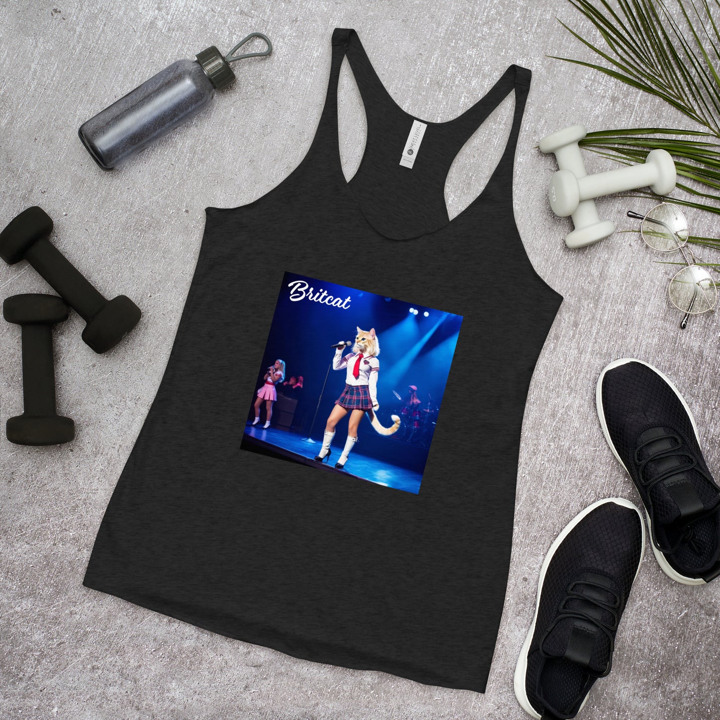 Britney Britcat Women's Racerback Tank