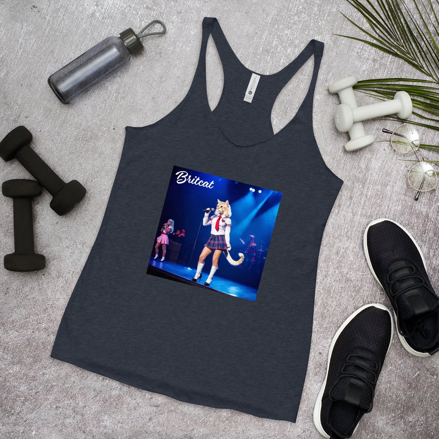 Britney Britcat Women's Racerback Tank