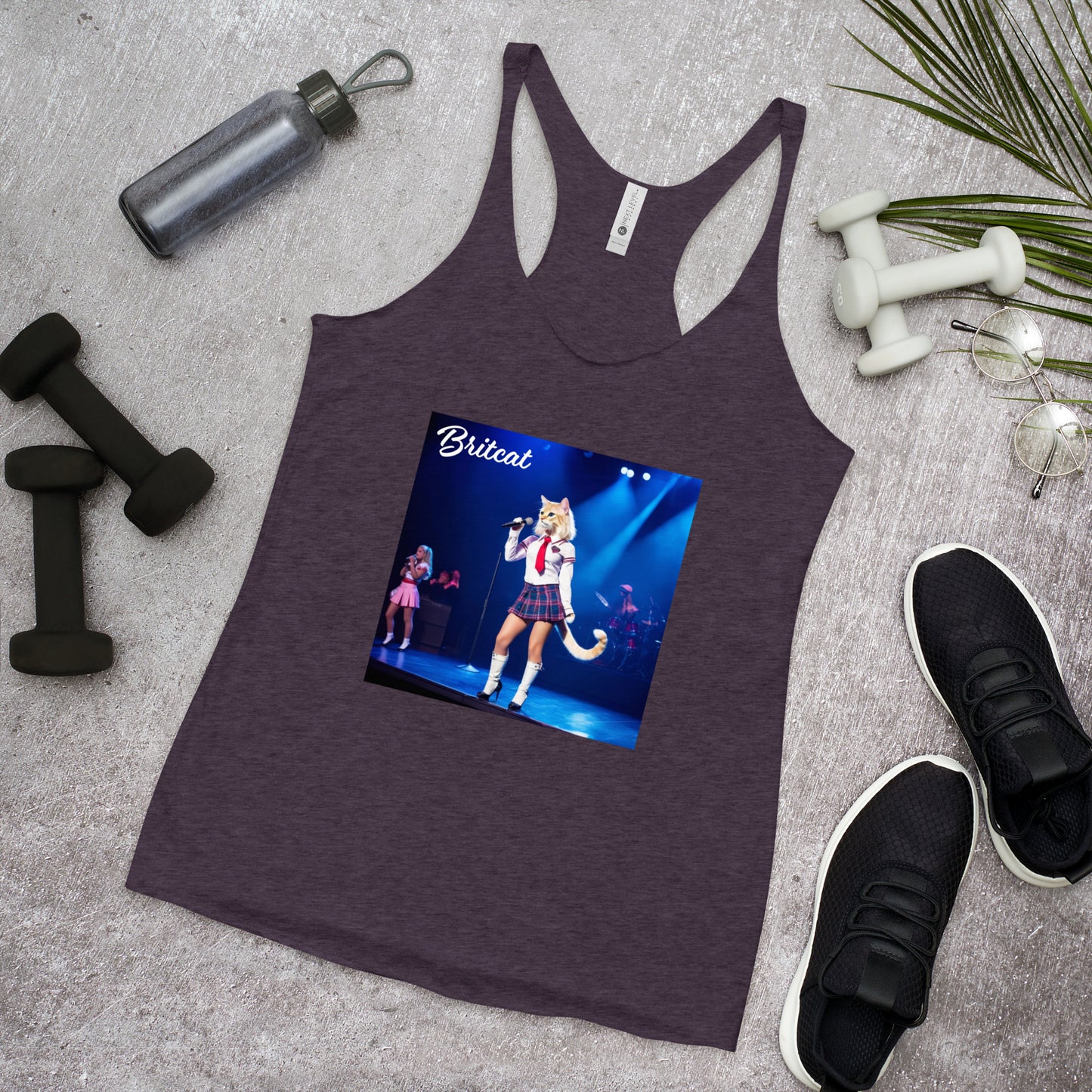 Britney Britcat Women's Racerback Tank