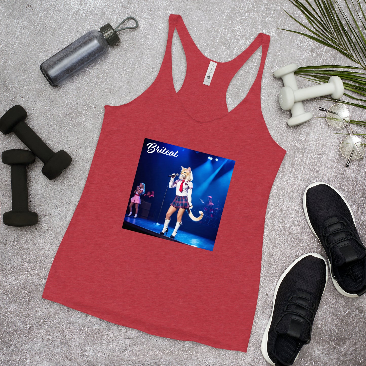 Britney Britcat Women's Racerback Tank