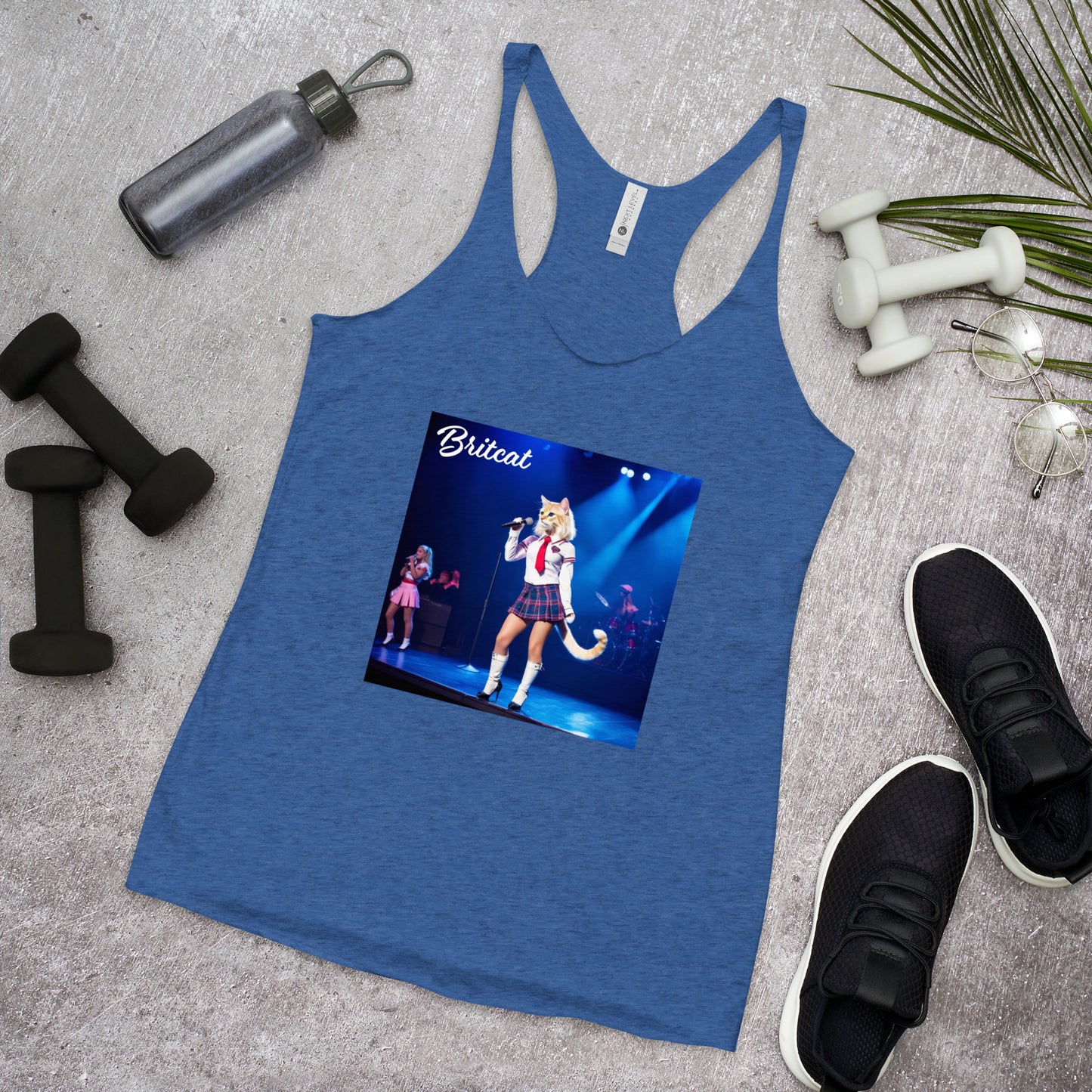 Britney Britcat Women's Racerback Tank