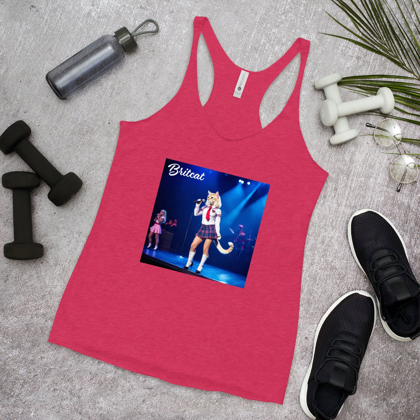 Britney Britcat Women's Racerback Tank